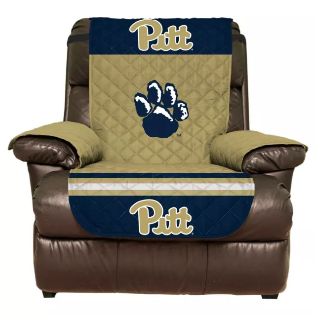 Pitt Panthers Furniture Protector Cover Recliner Reversible Pittsburgh Man Cave
