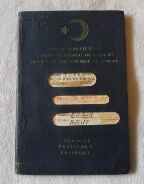 Turkey Turkiye 1961 complete PASSPORT consular revenue stamps Yugoslavia