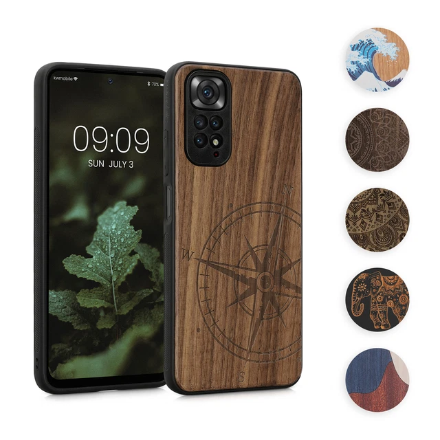 Coque rigide en bois pour Xiaomi Redmi Note 11 Note 11S kwmobile