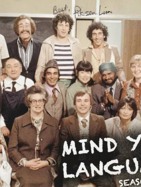 Pik-Sen Lim Hand Signed 8x6 Inch Mind Your Language Photo (read Description)