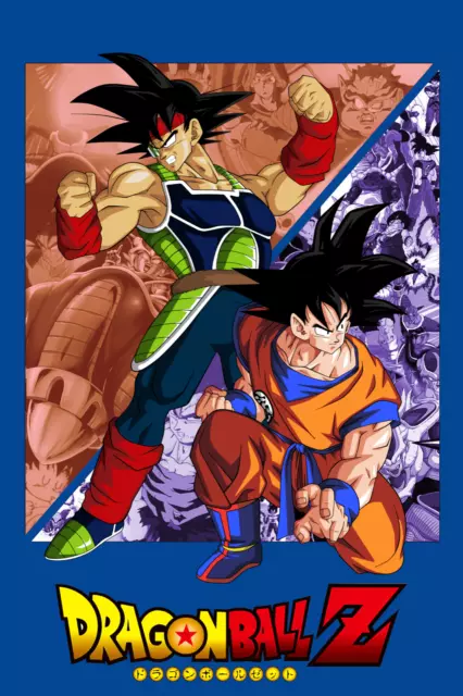 Dragon Ball Poster DBS Goku SSJ Blue Fight Pose 12inx18in Free Shipping