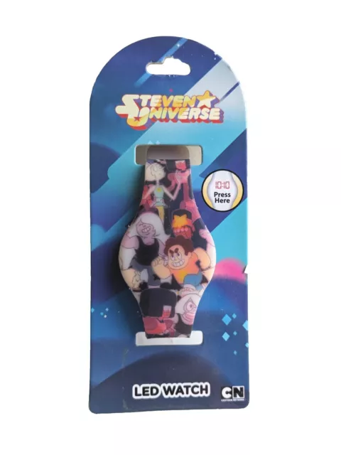 Steven Universe + Crystal Gems LED Watch - Cartoon Network Collectible - NEW