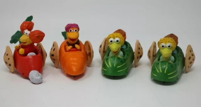 FRAGGLE ROCK CARS Lot of 4 Gobo Boober Wembley Jim Henson McDonalds HBO