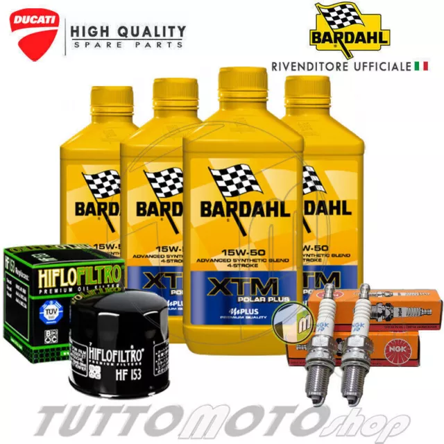 Tagliando DUCATI Monster 900 1998 1999 2000 Kit Olio Bardahl XTM Filtro Candele