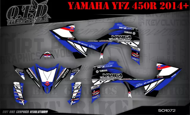 Scrub Dekor Kit Atv Yamaha Yfz 450R Ab 2014 Graphic Kit So1072 B