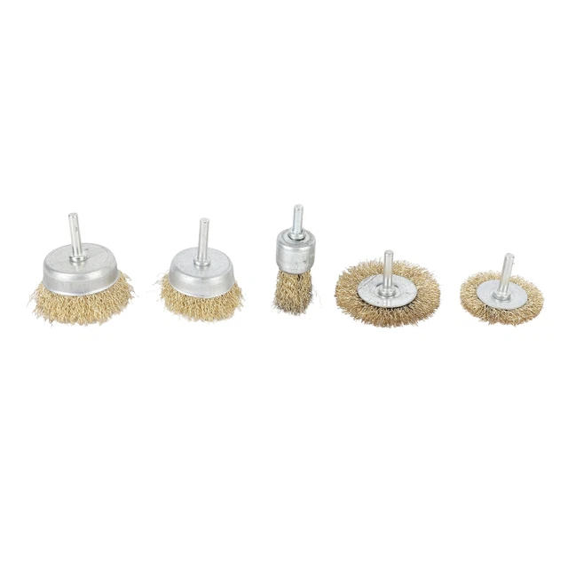 Wire Wheel Brush Easy Use Save Time Multi Purpose Wire Cup Brush 5Pcs For Rust
