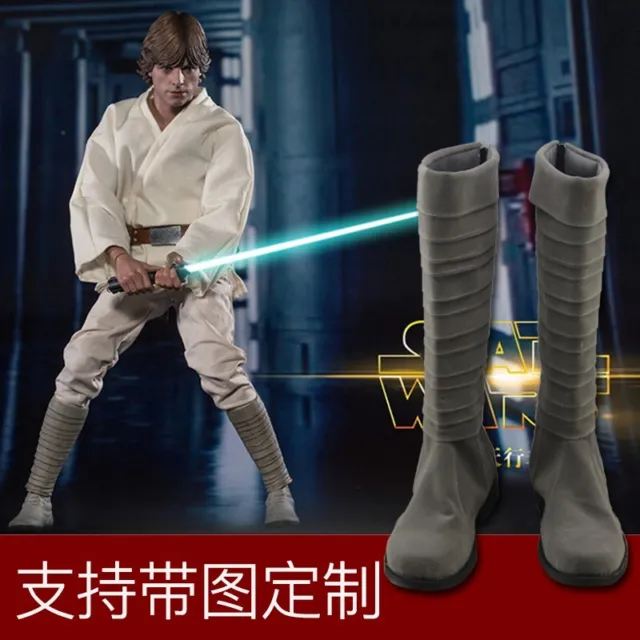 Star Wars Luke Skywalker Zapatos Botas de cosplay