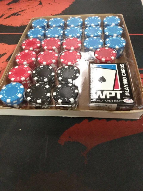 Cosco Original Poker ??Table Accessories 196 Chips & Gaming  Cards 4350-4958