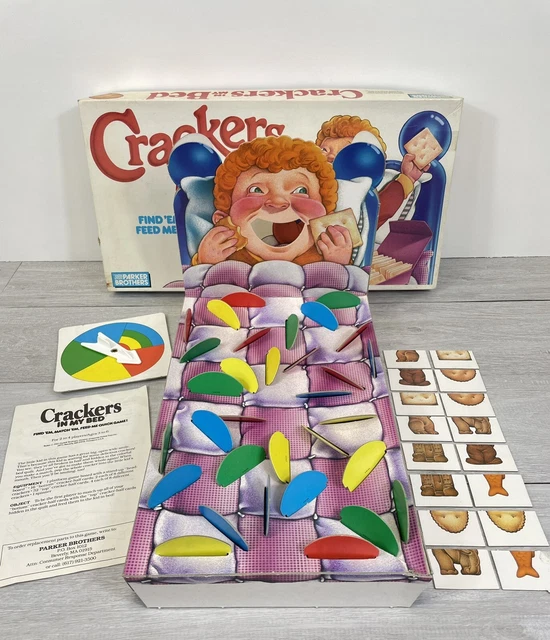 CRACKERS IN MY Bed Vintage Game Family Game RARE Parker Brothers 1987