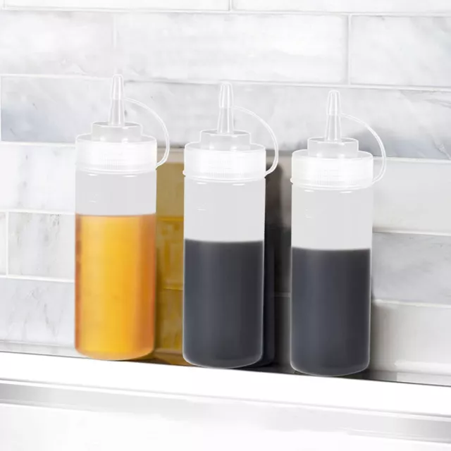 350ml/12oz Splashproof Oil Condiment Squeeze Bottle For Sauce Home Kitchen