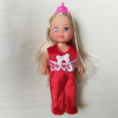 3Pcs HOT SALE 11cm Kelly Dolls Cute Baby Doll Kids Gift Mixed Styles Mini Dolls 