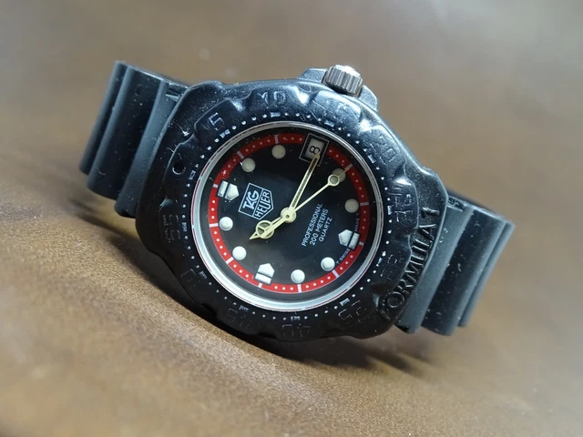 Tag Heuer Vintage Watch Professional 200 Meters Formula 1 Rare Ref 383.513/1
