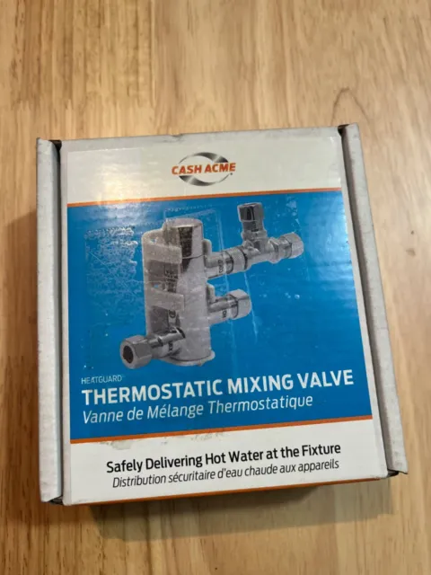 Cash Acme 25687 HG135, (3/8" Compression) Thermostatic Mixing Valve NEW IN BOX