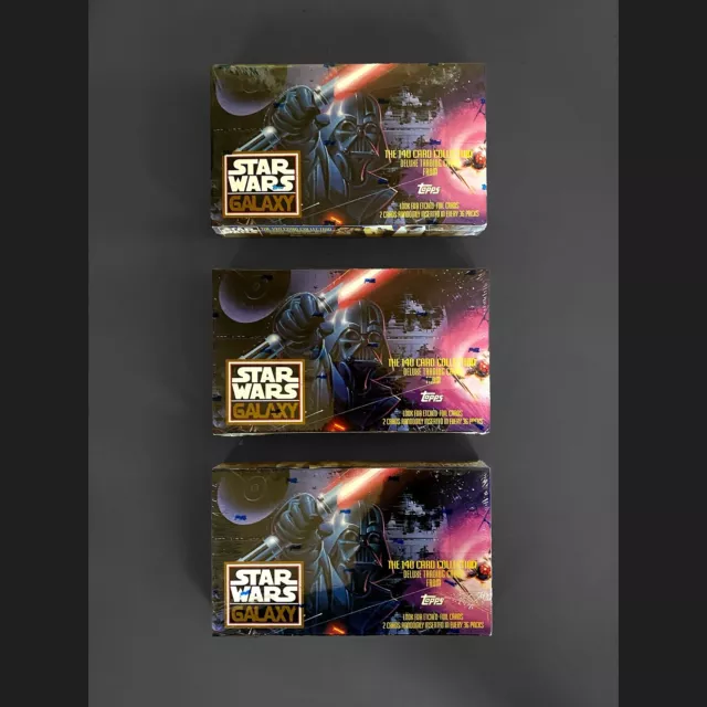 1993 Topps STAR WARS GALAXY SERIES 1 Factory Sealed Boxes (Lot of 3)