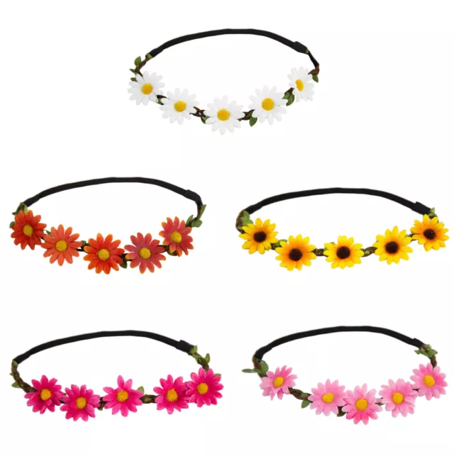 Blumen Haarband Stirnband Haarschmuck Kopfschmuck Bohemia Style - Farbe Wählbar