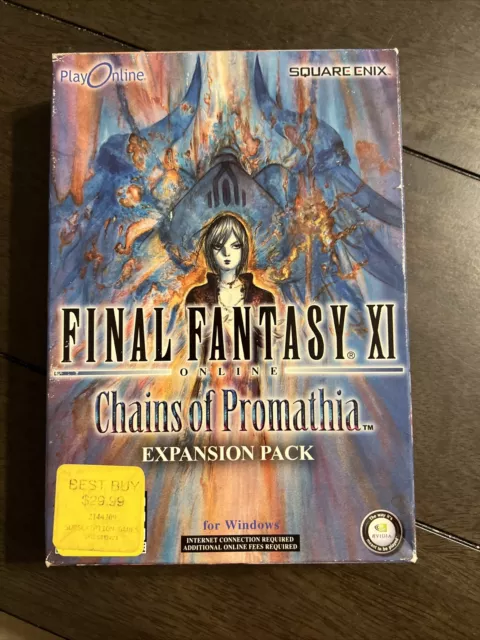 Final Fantasy XI Online: Chains of Promathia (PC) BRAND NEW SEALED Free Shipping