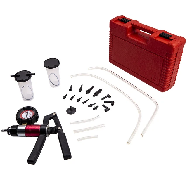 Kit De Testeur Pompe à Vide Purgeur Liquide De Frein à Air Comprimé Druckluft