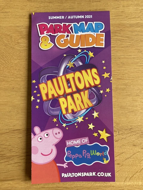 PAULTONS PARK 2021 Park Map Theme Park Peppa Pig World NEW EUR 1 14 paultons-park-2021-park-map-theme-park-peppa-pig-world-new-eur-1-14