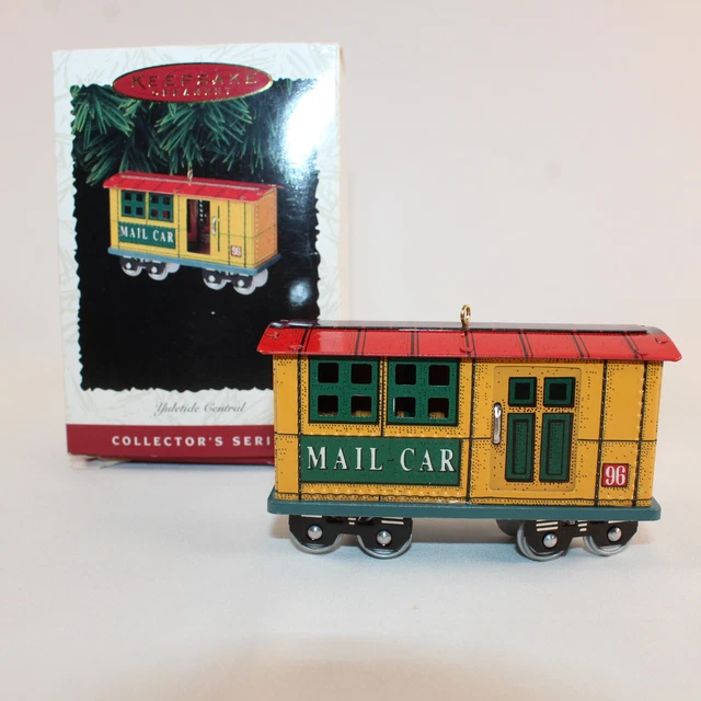 Hallmark Yuletide Pressed Tin Central Collectors Series 1996