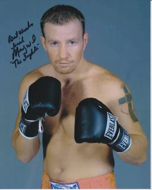 MICKY THE FIGHTER WARD Signed 8x10 EVERLAST BOXING Photo w/ Hologram COA