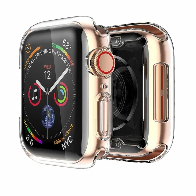 Hülle für Apple Watch Series 8 7 41mm / 45mm Case Schutz 360 Displayschutz Klar