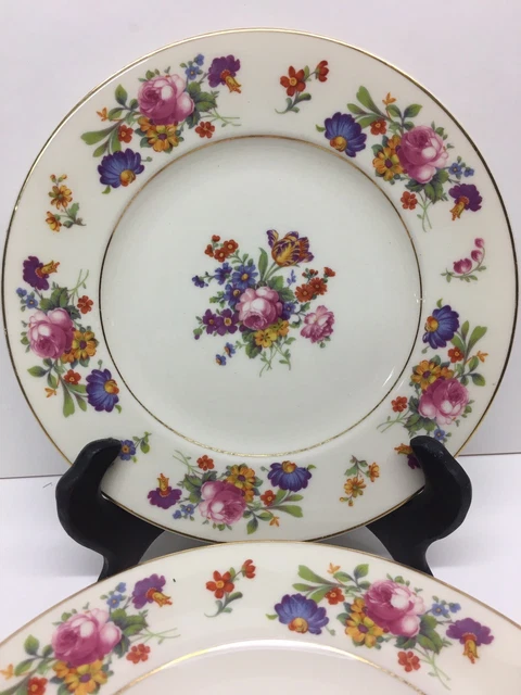 Syracuse China Old Ivory Sharon pattern Salad Plate USA made 8”