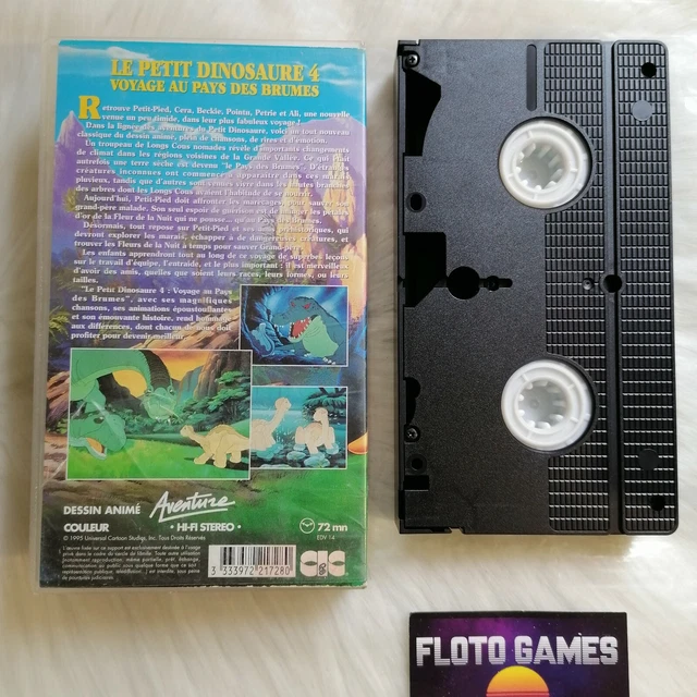 VHS D ORIGINE FR Le Petit Dinosaure 4 Voyage Au Pays Des Brumes 
