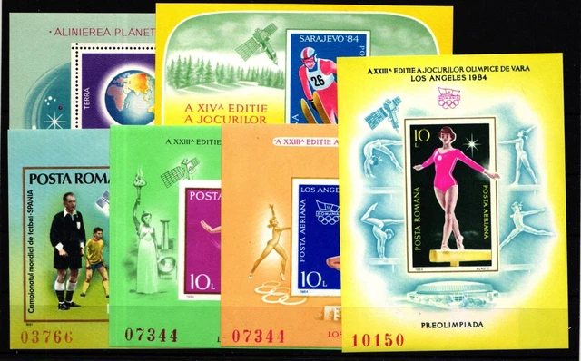 Rumänien sehr gutes Block Lot Sammlung postfrisch ** MNH #ZI627