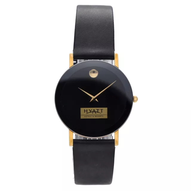 Movado 87.40.882L Museum Hyatt Ultra-Thin 30mm Leather Quartz Wrist Watch