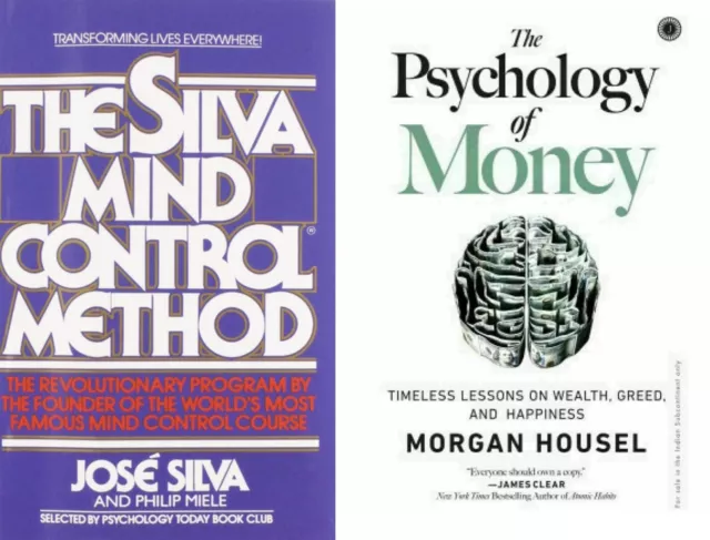 Combo Set of 2 Books (The Silva Mind Control Method + The Psychology of Money)