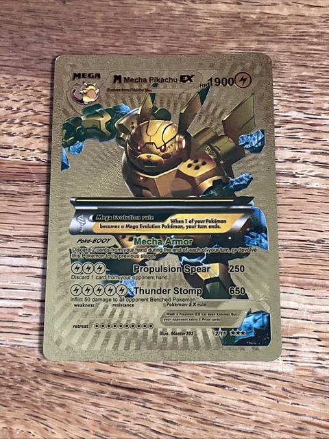 mecha pokemon cards M Mecha Mewtwo Z pokemon card