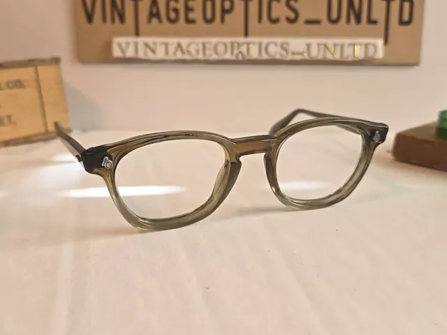 American Optical Vintage Flex Fit 6M Hornrimmed Eyeglasses Frame