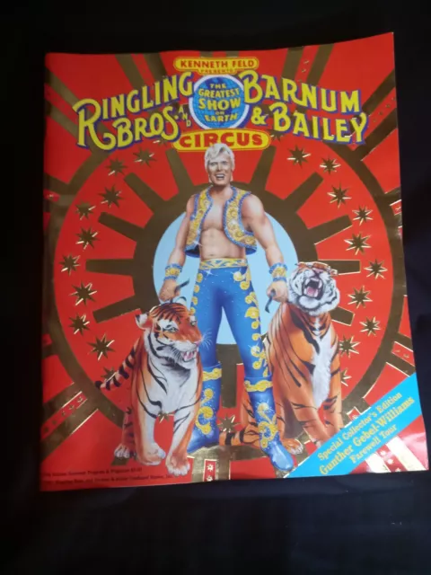 VTG 1989 Ringling Bros Barnum & Bailey Circus Souvenir Program, Magazine, Poster