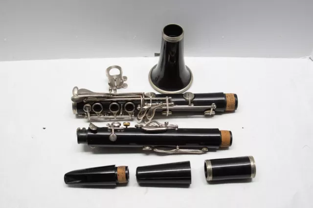 Clarinete plano Selmer/Bundy Prufer garganta plateada B