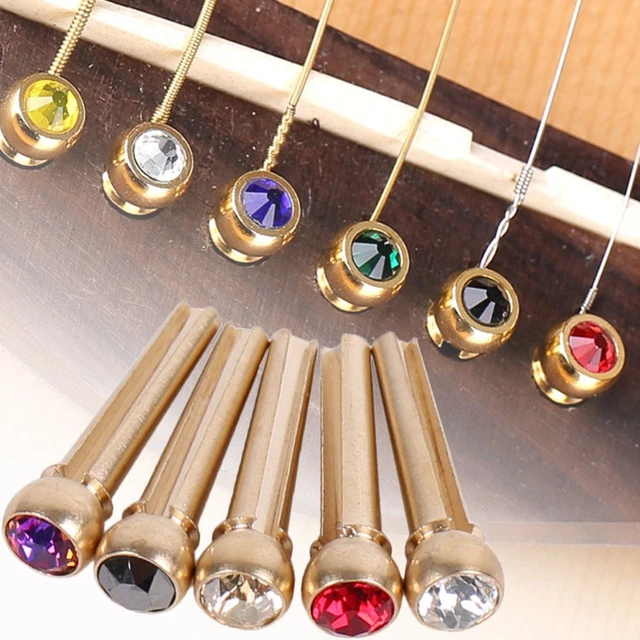 Épilles de pont Cône solide Titulaire de frette Cordes de guitare Clou