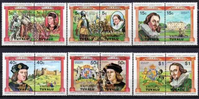 Francobolli Vaitupu-Tuvalu Monarchi Britannici Serie Mnh**