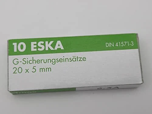 10x Fusible ESKA temporisé T en verre 10A / 250VAC 5x20mm