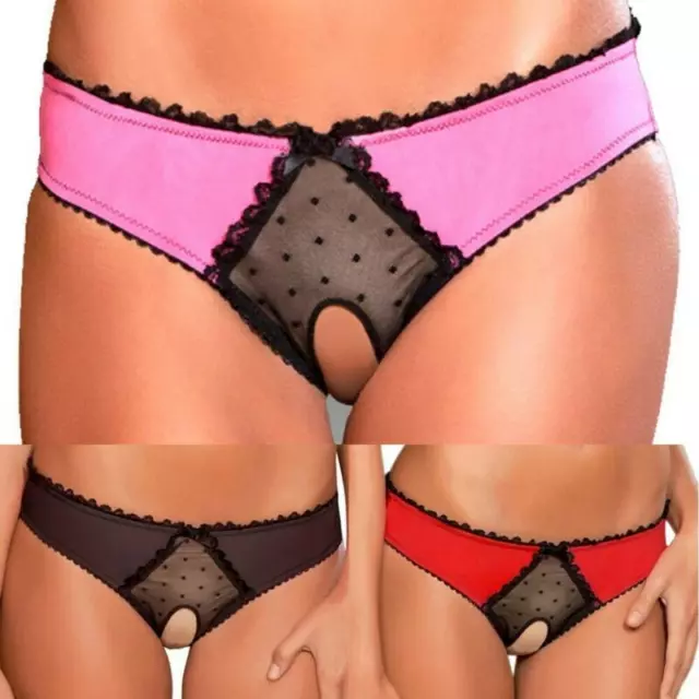 1 Pcs Panties Accessories Breathable Comfortable Open Crotch See-Through