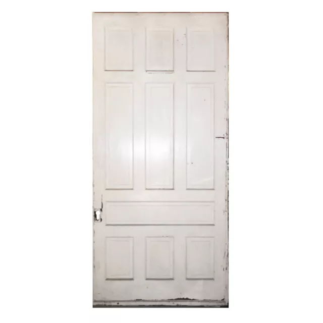 Large Antique 48” Salvaged Pocket Door, Early 1900's, NED1884