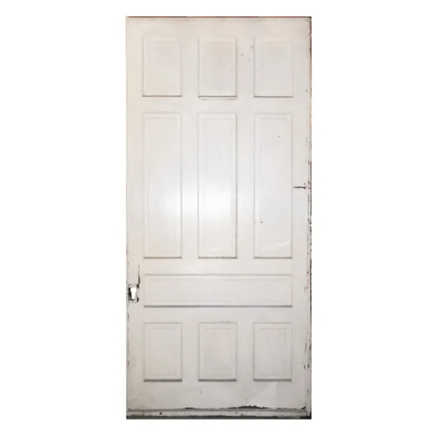 Large Antique 48” Salvaged Pocket Door, Early 1900's, NED1884