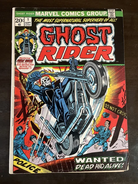 Ghost Rider #1 1St Solo Story Marvel Comics Vg