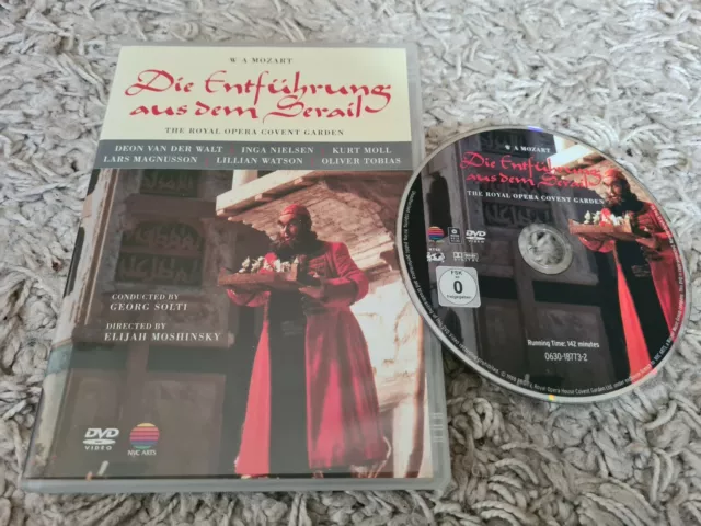 W.A. Mozart Die Entführung Aus Dem Serail Dvd The Royal Opera Covent Graden 1988