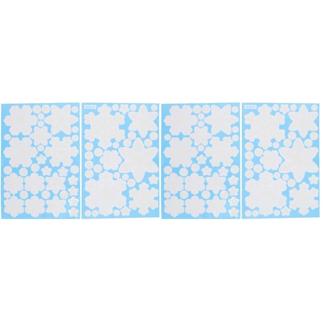 2x Weihnachten Fenster Aufkleber Fluoreszierende Weihnachten Aufkleber