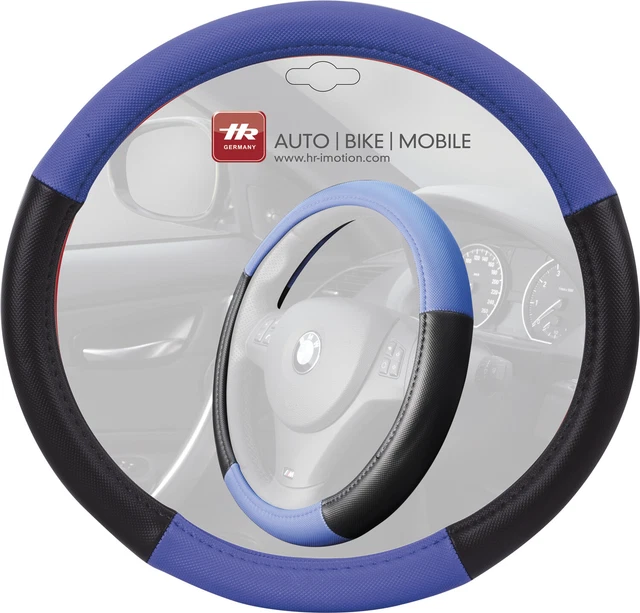 Steering Wheel Cover Black/Blue for 38-40 CM Steering Wheels Richter 10811001