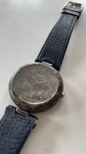 Tissot Rockwatch R151 - Vintage - Unisex - Granit und Leder (blau)