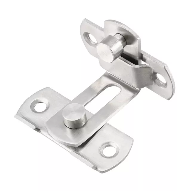 Flip Door Latch 201 Stainless Steel 50x43x31mm 90 Degree Gate Latch Slide Lock