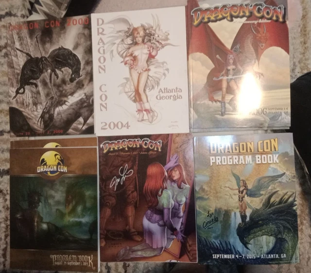 Dragon Con Massive Program Lot! Some Autographed!!