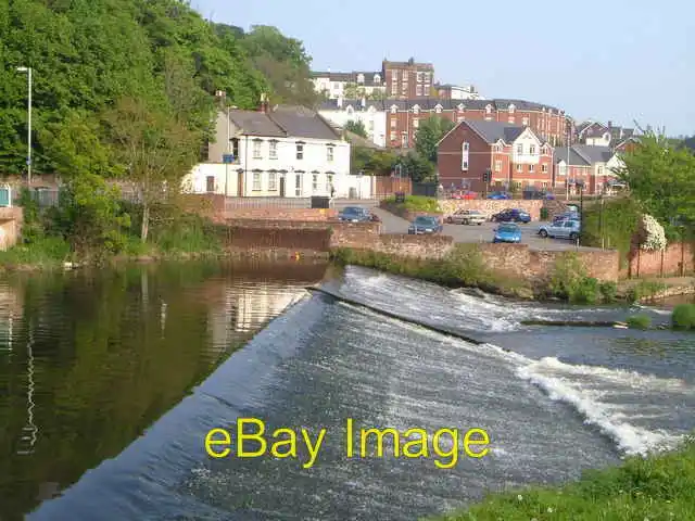 Photo 6x4 Blackaller Weir, Exeter Beyond this weir on the River Exe, the  c2006