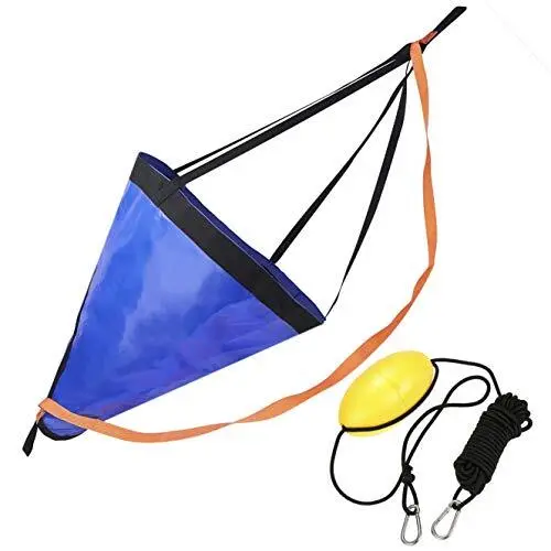Drift Sock with Harness Buoy,Ocean Anglers Fishing Drogue 18'' for 14ft Boat