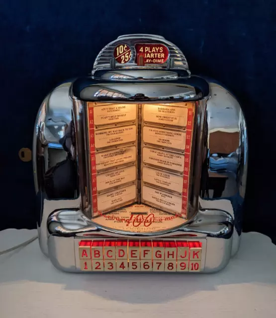 Working Seeburg 3W1 Wallbox Silver Pages